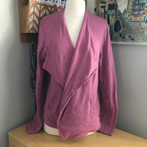 Caslon Open Front Peplum Back Cardigan - Picture 2 of 11